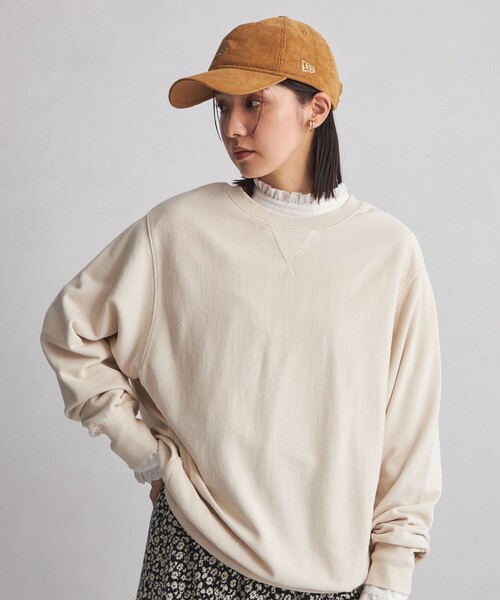 green label relaxing(グリーンレーベルリラクシング)の「<at ease>ルーズフィット スウェット プルオーバー(スウェット・レディース・ベージュ/ダークグレー/グレー/ピンク・FREE)」の3枚目の写真