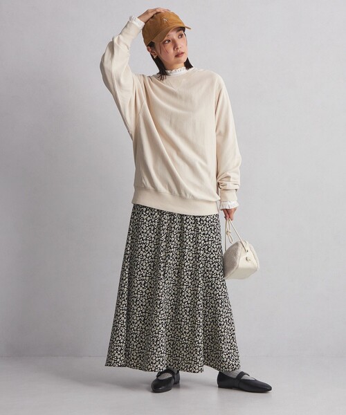 green label relaxing(グリーンレーベルリラクシング)の「<at ease>ルーズフィット スウェット プルオーバー(スウェット・レディース・ベージュ/ダークグレー/グレー/ピンク・FREE)」の11枚目の写真