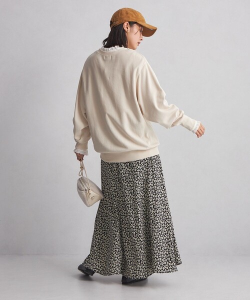 green label relaxing(グリーンレーベルリラクシング)の「<at ease>ルーズフィット スウェット プルオーバー(スウェット・レディース・ベージュ/ダークグレー/グレー/ピンク・FREE)」の13枚目の写真