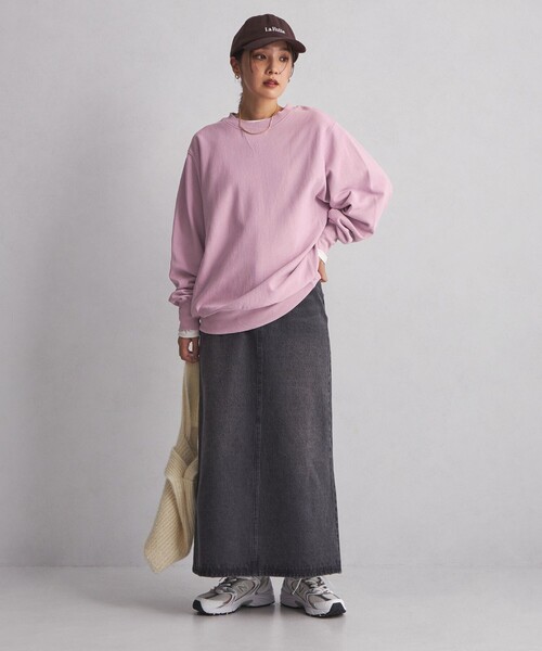 green label relaxing(グリーンレーベルリラクシング)の「<at ease>ルーズフィット スウェット プルオーバー(スウェット・レディース・ベージュ/ダークグレー/グレー/ピンク・FREE)」の22枚目の写真