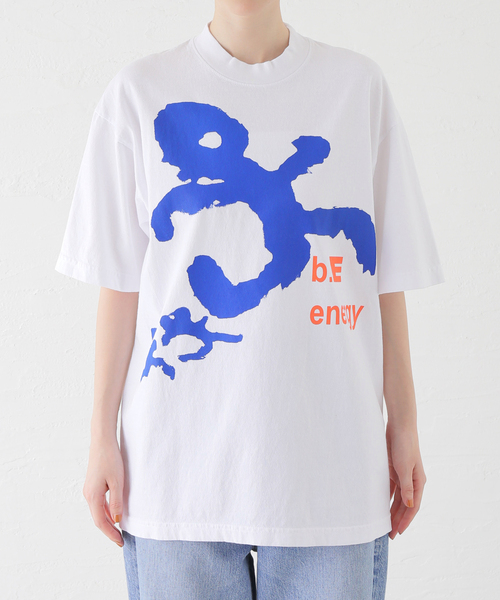 Oriens JOURNAL STANDARD(オリエンス ジャーナルスタンダード)の「【b.Eautiful/ビューティフル】b.E energy T-Shirt:Tシャツ(Tシャツ/カットソー・レディース・ホワイト・SMALL)」の2枚目の写真