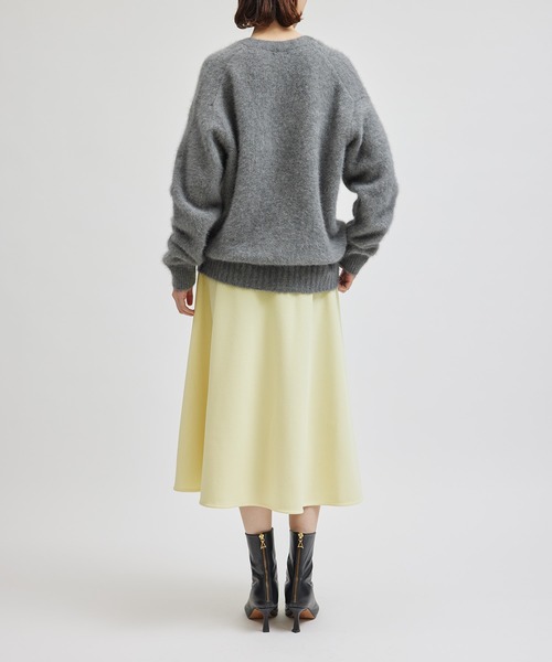 ROPE'（ロペ）の「梨地フレアスカート/セットアップ対応【Sサイズフェア対象】（スカート・レディース・ダークブラウン/イエロー系その他/オフホワイト・36/38/34）」の17枚目の写真