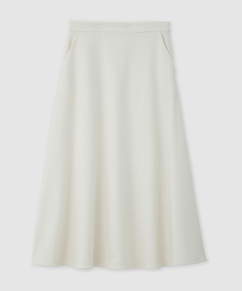 ROPE'（ロペ）の「梨地フレアスカート/セットアップ対応【Sサイズフェア対象】（スカート・レディース・ダークブラウン/イエロー系その他/オフホワイト・36/38/34）」の19枚目の写真