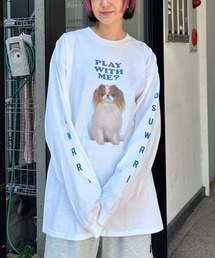 Candy Stripper | OSUWARI L/S Tシャツ(Tシャツ/カットソー)