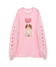 Candy Stripper | OSUWARI L/S Tシャツ(Tシャツ/カットソー)