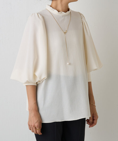 新品BEARDSLEYビアズリー裾フリルブラウス LIVETART