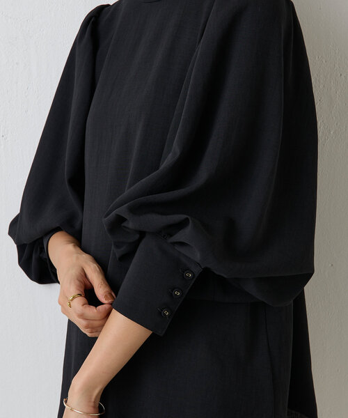 LIVETART(リヴェタート)の「《LIVETART》フリルカラーシャツ(シャツ/ブラウス・レディース・ホワイト/ブラック・FREE)」の6枚目の写真