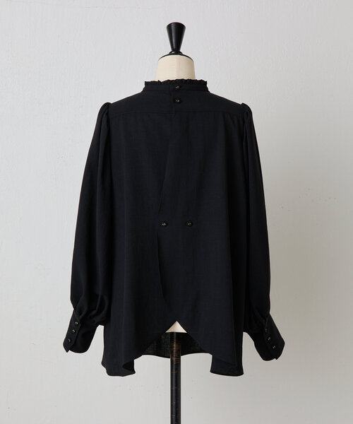 LIVETART(リヴェタート)の「《LIVETART》フリルカラーシャツ(シャツ/ブラウス・レディース・ホワイト/ブラック・FREE)」の21枚目の写真