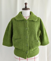 ORIENT MILLINERY | PUFFED KNIT 3/4 SLEEVE CARDIGAN | ポコポコニット七分袖パフスリーブカーディガン(カーディガン/ボレロ)