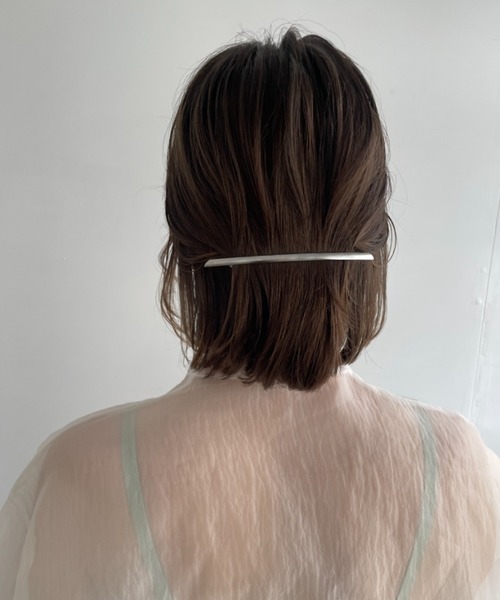 ciite'（シーテ）の「メタルロング シンプリーバレッタ（バレッタ/ヘアクリップ・レディース・ゴールド/シルバー/ピンクゴールド・FREE）」の15枚目の写真