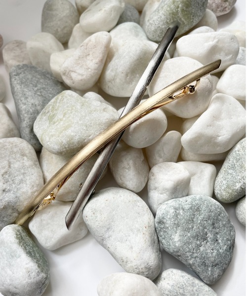 ciite'（シーテ）の「メタルロング シンプリーバレッタ（バレッタ/ヘアクリップ・レディース・ゴールド/シルバー/ピンクゴールド・FREE）」の16枚目の写真