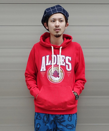ALDIES | University Parka カレッジプリント プルオーバーパーカー(パーカー)