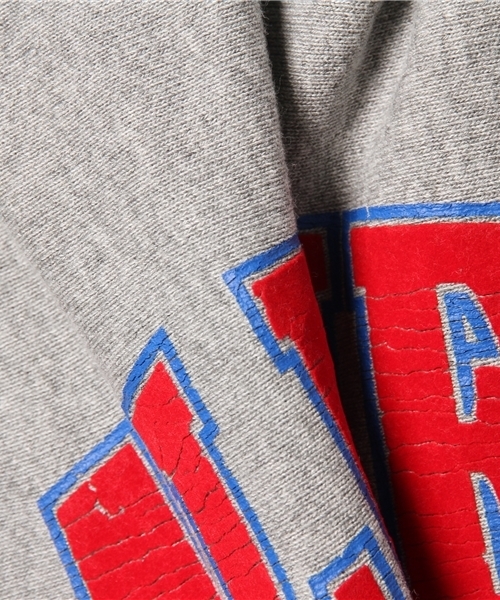 ALDIES（アールディーズ）の「University Parka カレッジプリント プルオーバーパーカー（パーカー・メンズ・グレー/レッド/グリーン/ブルー・MEDIUM/LARGE/SMALL）」の11枚目の写真