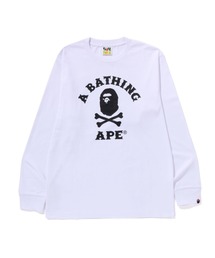 APE CROSSBONE COLLEGE LS TEE