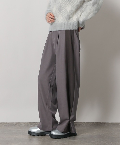 なお さま専用 LAKOLE パンツ 配色ラインワイドパンツ / 234479 レディース