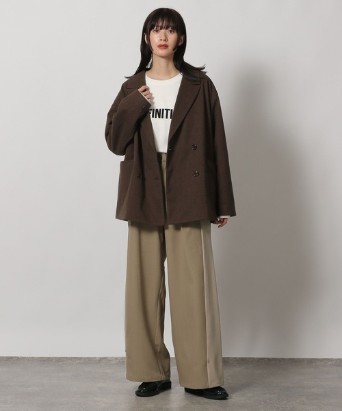 なお さま専用 LAKOLE パンツ 配色ラインワイドパンツ / 234479 レディース