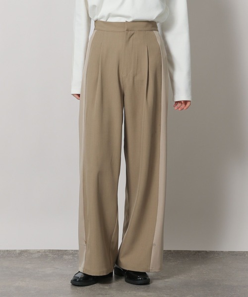 ✦⸝꙳.⋆ページ セール】配色ラインワイドパンツ / 234479（その他パンツ）｜LAKOLE