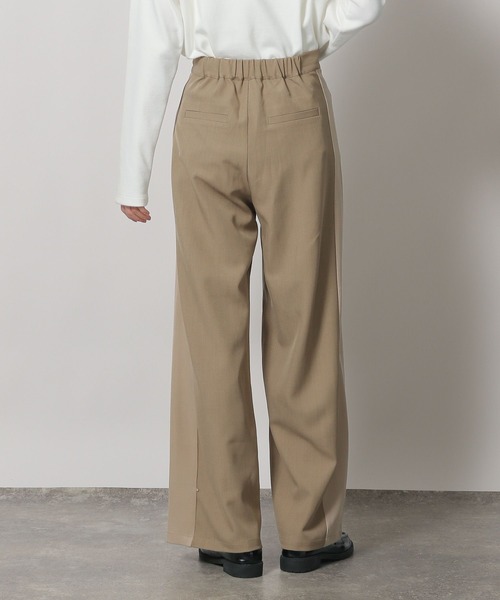 LAKOLE（ラコレ）の「配色ラインワイドパンツ / 234479（その他パンツ