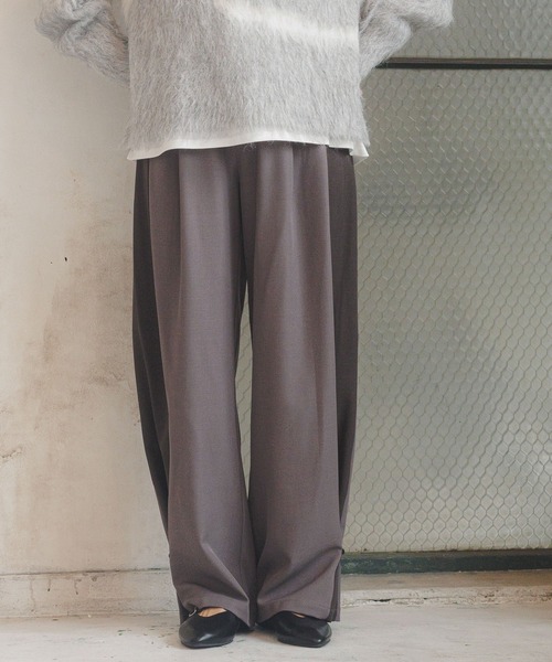 セール】配色ラインワイドパンツ / 234479（その他パンツ