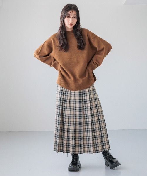 LOWRYS FARM（ローリーズファーム）の「ワイドプリーツスカート