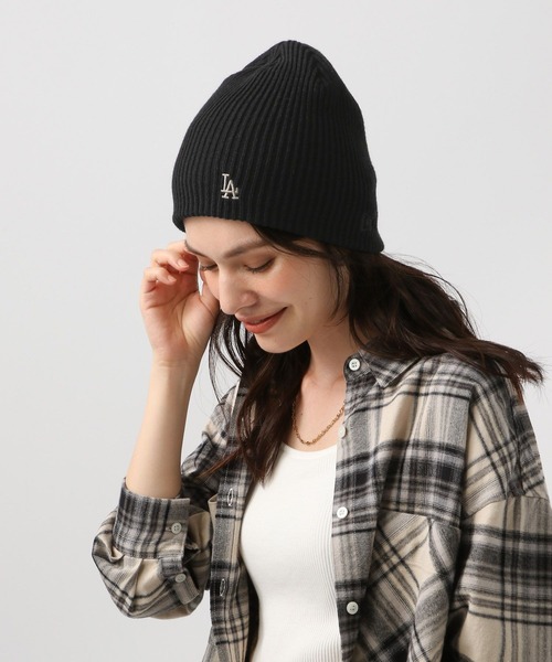 NEW ERA（ニューエラ）の「【NEW ERA(ニューエラ)】RIB BEANIE（ニットキャップ/ビーニー・レディース・ブラック/ベージュ・FREE）」の13枚目の写真