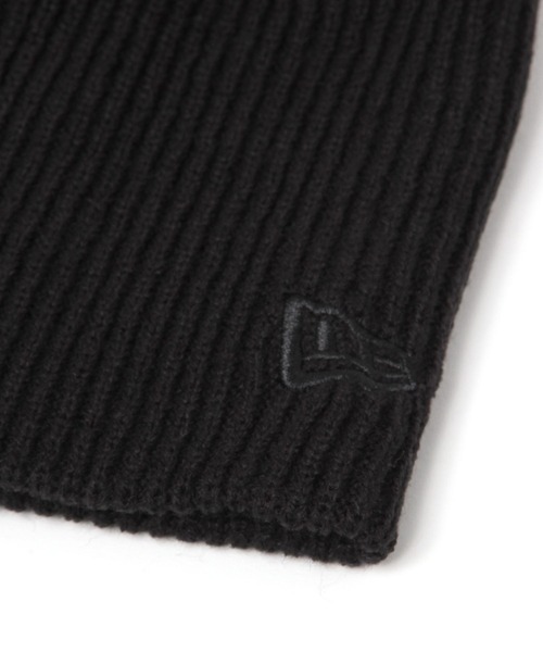NEW ERA（ニューエラ）の「【NEW ERA(ニューエラ)】RIB BEANIE（ニットキャップ/ビーニー・レディース・ブラック/ベージュ・FREE）」の7枚目の写真