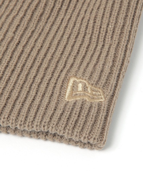 NEW ERA（ニューエラ）の「【NEW ERA(ニューエラ)】RIB BEANIE（ニットキャップ/ビーニー・レディース・ブラック/ベージュ・FREE）」の9枚目の写真