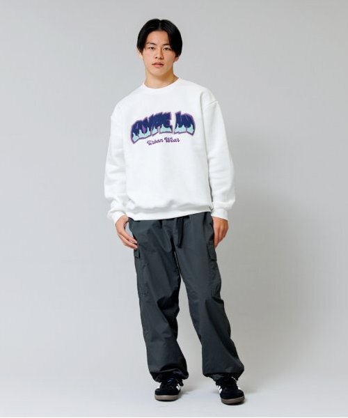 GLAZOS（グラソス）の「【大人向けサイズあり】【あったか】裏起毛・サガラトレーナー（スウェット・キッズ・ブラック/ホワイト/ブルー・M/S/LL/L）」の8枚目の写真