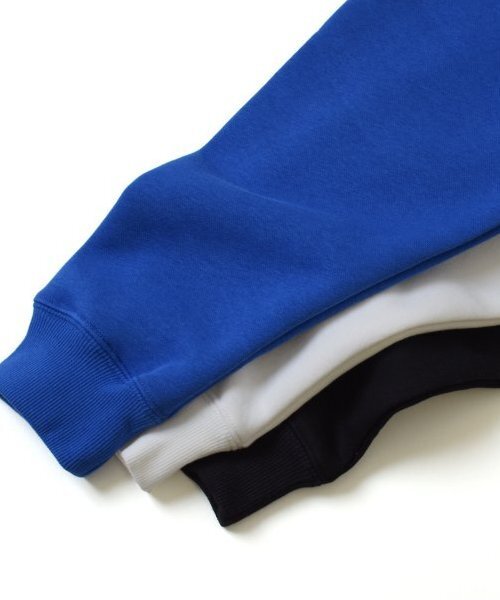 GLAZOS（グラソス）の「【大人向けサイズあり】【あったか】裏起毛・サガラトレーナー（スウェット・キッズ・ブラック/ホワイト/ブルー・M/S/LL/L）」の16枚目の写真