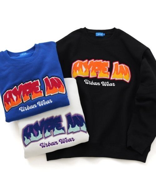 GLAZOS（グラソス）の「【大人向けサイズあり】【あったか】裏起毛・サガラトレーナー（スウェット・キッズ・ブラック/ホワイト/ブルー・M/S/LL/L）」の17枚目の写真