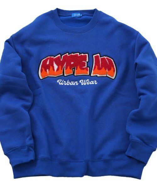 GLAZOS（グラソス）の「【大人向けサイズあり】【あったか】裏起毛・サガラトレーナー（スウェット・キッズ・ブラック/ホワイト/ブルー・M/S/LL/L）」の5枚目の写真