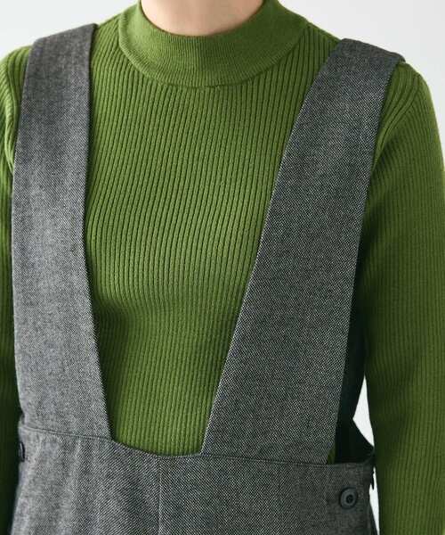 CRAFT STANDARD BOUTIQUE（クラフトスタンダードブティック）の「ツイードサロペット（サロペット/オーバーオール・レディース・チェック/ブラック・L/M）」の8枚目の写真