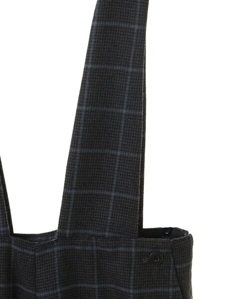 CRAFT STANDARD BOUTIQUE（クラフトスタンダードブティック）の「ツイードサロペット（サロペット/オーバーオール・レディース・チェック/ブラック・L/M）」の18枚目の写真