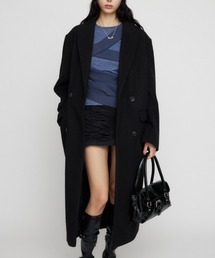 LAGUA GEM | LOOSY DOUBLE ロングコート(チェスターコート)