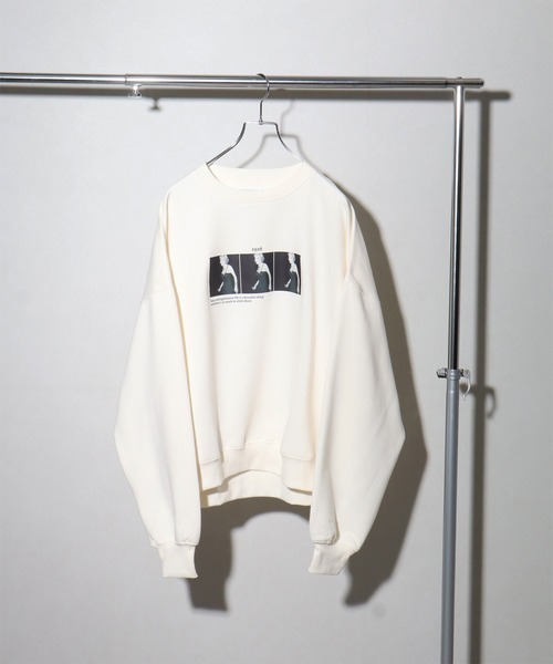 NOGLE（ノグル）の「【NOGLE/ノグル】アソートフォトスウェット（スウェット・レディース・ホワイト系1/ホワイト系2/ブラック/ホワイト/グレー系1/チャコール・FREE）」の15枚目の写真
