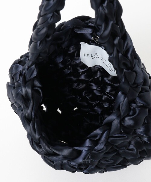 Demi-Luxe BEAMS(デミルクス ビームス)の「ISLA DE GAR / サテン クロシェ ハンドバッグ(トートバッグ・レディース・レッド/ネイビー・ONE SIZE)」の13枚目の写真