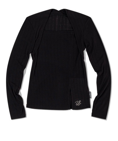 カーディガン 「Uglyshadow」US BOLERO SLIT TOP レディース セール】【Uglyshadow】US BOLERO SLIT TOP（カーディガン