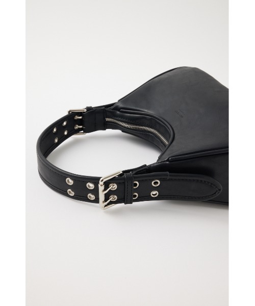 MOUSSY（マウジー）の「EYELET ROUND ハンドバッグ（ショルダーバッグ・レディース・ブラック/サックスブルー/ブラウン・FREE）」の10枚目の写真