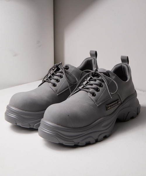 アレックス Alfred Alex】ボリュームハイソール メタルプレート レース