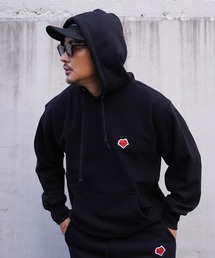 #Re:room（リルーム）の「ハートアイコンワッペンビッグパーカー（Tシャツ/カットソー・メンズ）」