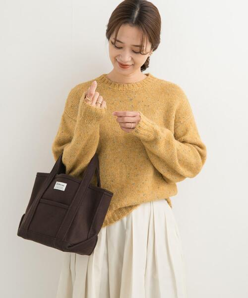 URBAN RESEARCH DOORS（アーバンリサーチドアーズ）の「ラメMIXニット（ニット/セーター・レディース・イエロー/ブルー/チャコールグレー・MEDIUM）」の22枚目の写真