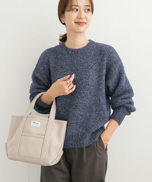 URBAN RESEARCH DOORS（アーバンリサーチドアーズ）の「ラメMIXニット（ニット/セーター・レディース・イエロー/ブルー/チャコールグレー・MEDIUM）」の16枚目の写真