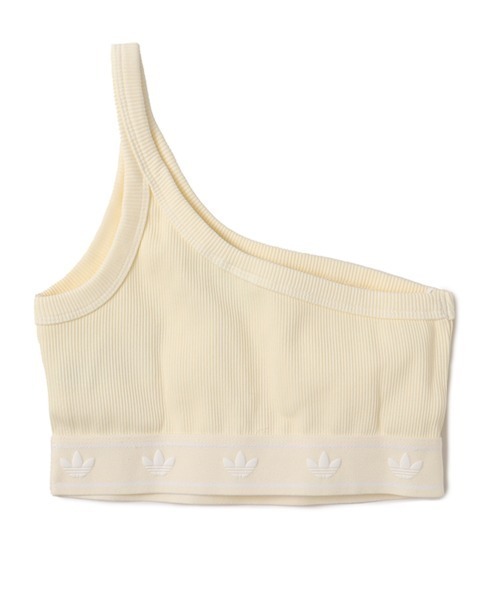 adidas(アディダス)の「adidas RIB BRA TOP / アディダス リブ ブラ トップ(タンクトップ・レディース・ホワイト・L/S)」の5枚目の写真