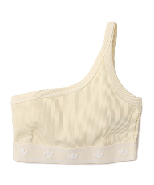 adidas(アディダス)の「adidas RIB BRA TOP / アディダス リブ ブラ トップ(タンクトップ・レディース・ホワイト・L/S)」の4枚目の写真