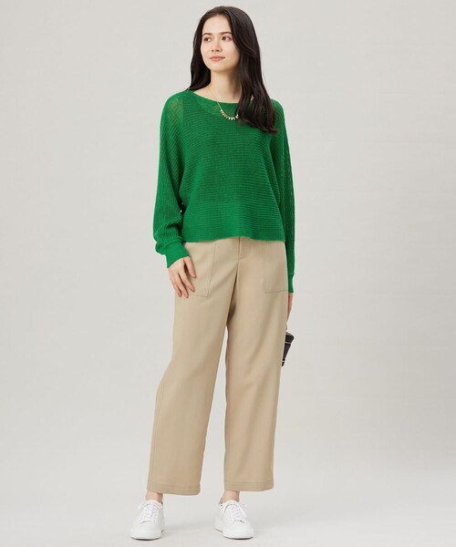 自由区(ジユウク)の「ストレッチライトツイルベイカー パンツ(その他パンツ・レディース・サックスブルー系/カーキ系/ベージュ系・38/40/36)」の9枚目の写真
