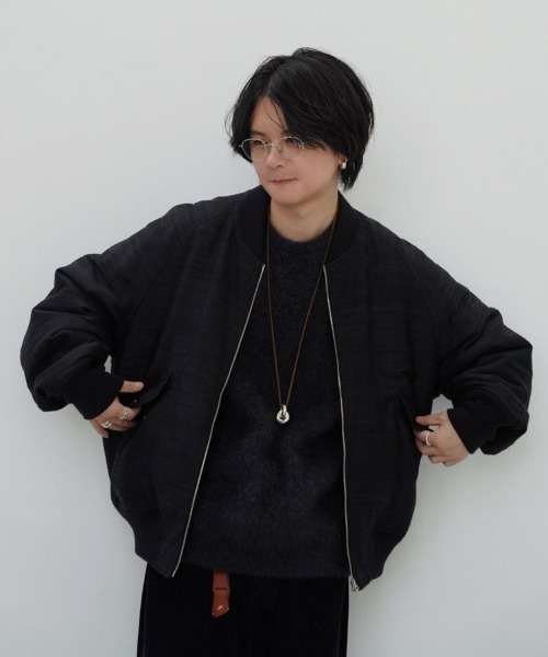 【Sサイズ】WILD SILK L2-B WILD SILK L2-B（ブルゾン）｜LIDNM（リドム）のファッション通販