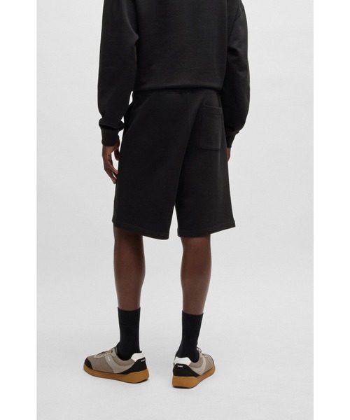 HUGO（ヒューゴ）の「コットンテリー ショートパンツ ロゴエンブロイダリー（その他パンツ・メンズ・ブラック/ホワイト・S/XS/M/L/XL）」の9枚目の写真