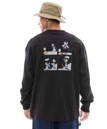 ELEMENT メンズ VAN YAHMAN LS ロンＴ/エレメントバックプリント長袖ロンT