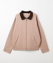 ニット ジップ ジャケット