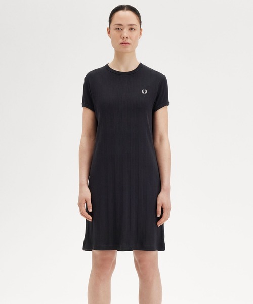 セール】Ribbed T-Shirt Dress／リブTシャツワンピース